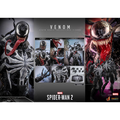 Hot Toys Spider Man 2 (Video Game 2023) Venom 1:6 Scale Action Figure