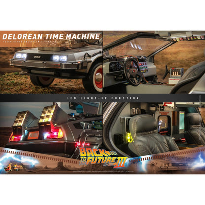 Hot Toys Back to the Future Part III Delorean Time Machine 1:6 Scale Collectable Vehicle