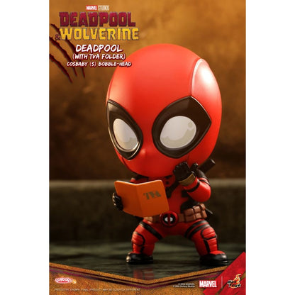 Hot Toys Deadpool & Wolverine Deadpool with Book Cosbaby