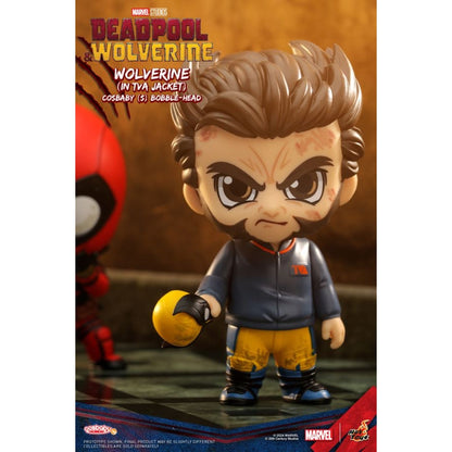 Hot Toys Deadpool & Wolverine Wolverine Unmasked in TVA Jacket Cosbaby