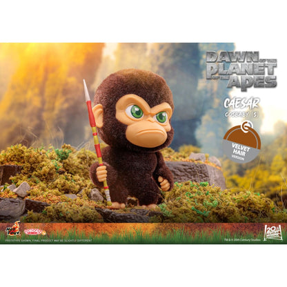Hot Toys Dawn of the Planet of the Apes Caesar Velvet Hair Cosbaby