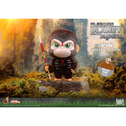 Hot Toys Dawn of the Planet of the Apes Caesar (War Paint Version) Velvet Hair Cosbaby