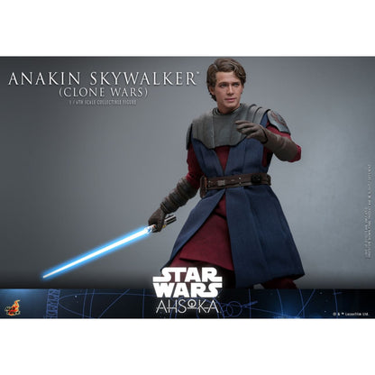 Hot Toys Star Wars: Ahsoka (TV) Anakin Skywalker (Clone Wars) 1:6 Scale Collectable Action Figure