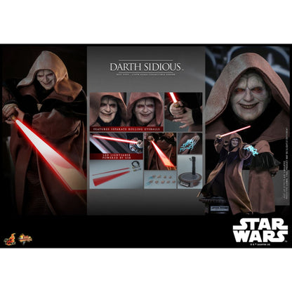 Hot Toys Star Wars: Revenge of the Sith Darth Sidious 1:6 Scale Collectible Action Figure