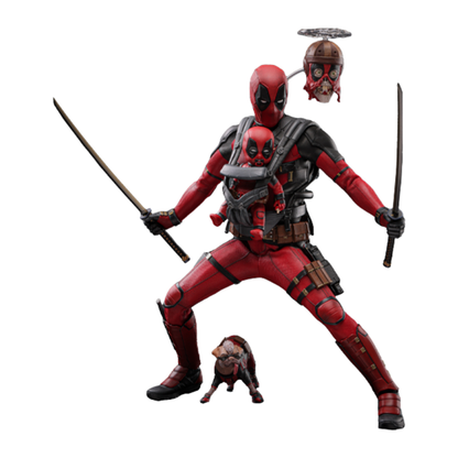 Hot Toys Deadpool & Wolverine Deadpool 1:6 Scale Collectable Action Figure