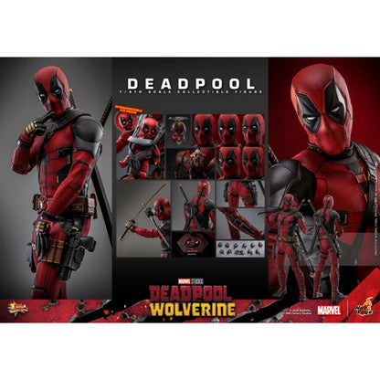 Hot Toys Deadpool & Wolverine Deadpool 1:6 Scale Collectable Action Figure