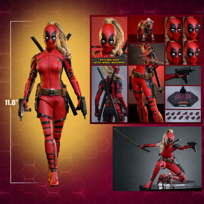 Hot Toys Deadpool & Wolverine Ladypool 1:6 Scale Collectable Action Figure