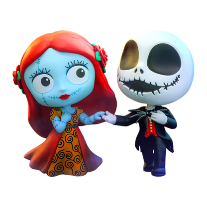 Hot Toys The Nightmare Before Christmas Jack and Sally Dancing Cosbaby [2 Pack]