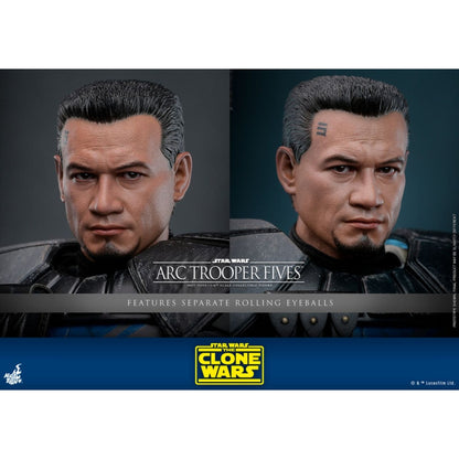 Hot Toys Star Wars: The Clone Wars Arc Trooper Fives 1:6 Scale Collectable Action Figure