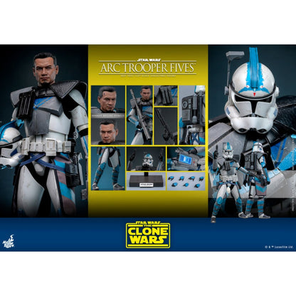 Hot Toys Star Wars: The Clone Wars Arc Trooper Fives 1:6 Scale Collectable Action Figure
