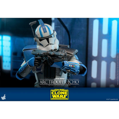 Hot Toys Star Wars: The Clone Wars Arc Trooper Echo 1:6 Scale Collectible Action Figure