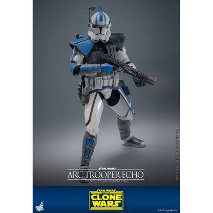 Hot Toys Star Wars: The Clone Wars Arc Trooper Echo 1:6 Scale Collectible Action Figure