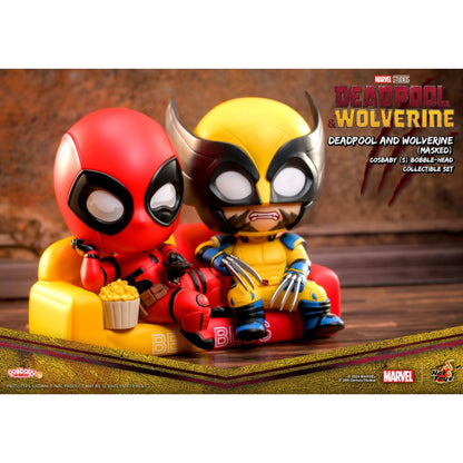 Hot Toys Deadpool & Wolverine Best Buds on Sofa Cosbaby