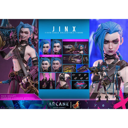 Hot Toys Arcane: League of Legends Jinx 1:6 Scale Collectable Action Figure