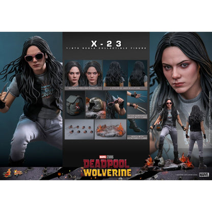Hot Toys Deadpool & Wolverine X 23 1:6 Scale Collectable Action Figure