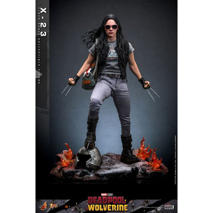 Hot Toys Deadpool & Wolverine X 23 1:6 Scale Collectable Action Figure