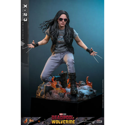 Hot Toys Deadpool & Wolverine X 23 1:6 Scale Collectable Action Figure