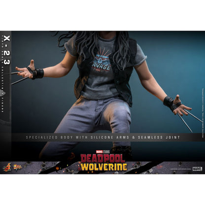 Hot Toys Deadpool & Wolverine X 23 1:6 Scale Collectable Action Figure