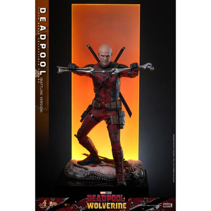 Hot Toys Deadpool & Wolverine Deadpool (Battling Version) 1:6 Scale Collectible Action Figure