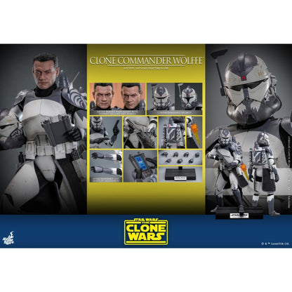Hot Toys Star Wars Clone Commander Wolffe 1:6 Scale Collectable Action Figure