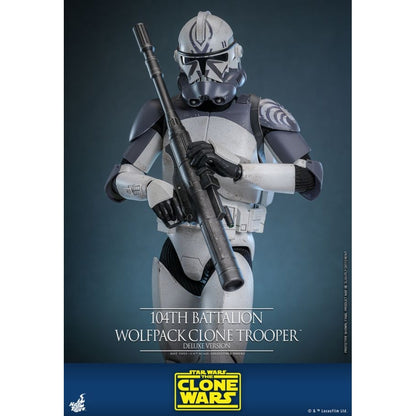 Hot Toys Star Wars 104th Battalion Wolfpack Clone Trooper Deluxe 1:6 Scale Collectable Action Figure