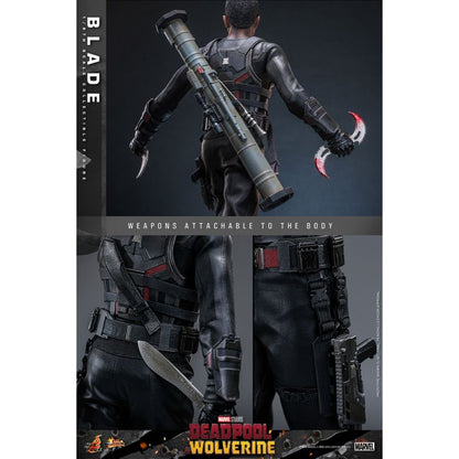 Hot Toys Deadpool & Wolverine Blade 1:6 Scale Collectable Action Figure