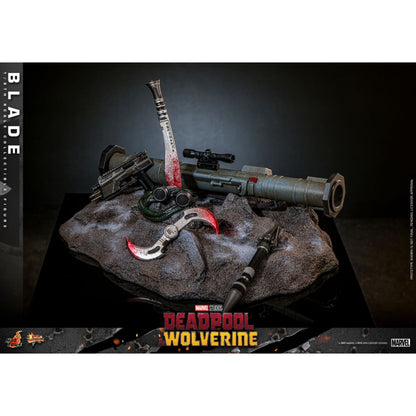 Hot Toys Deadpool & Wolverine Blade 1:6 Scale Collectable Action Figure