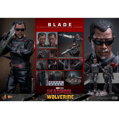 Hot Toys Deadpool & Wolverine Blade 1:6 Scale Collectable Action Figure