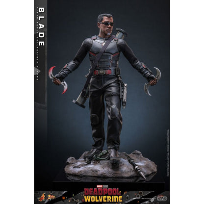 Hot Toys Deadpool & Wolverine Blade 1:6 Scale Collectable Action Figure