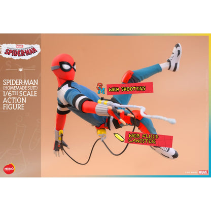 HONO Studio Your Friendly Neighborhood Spider Man Spider Man Homemade Suit 1:6 Scale Action Figure