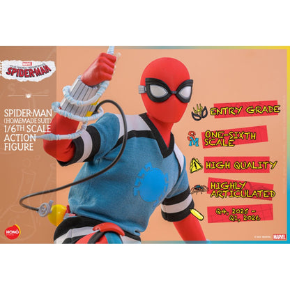 HONO Studio Your Friendly Neighborhood Spider Man Spider Man Homemade Suit 1:6 Scale Action Figure