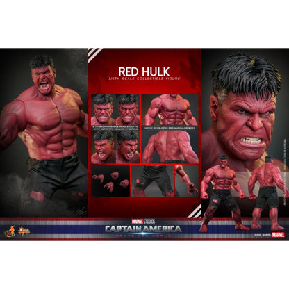 Hot Toys Captain America: Brave New World Red Hulk 1:6 Scale Collectable Action Figure