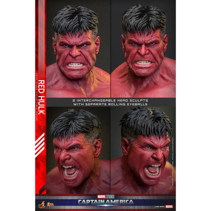 Hot Toys Captain America: Brave New World Red Hulk 1:6 Scale Collectable Action Figure