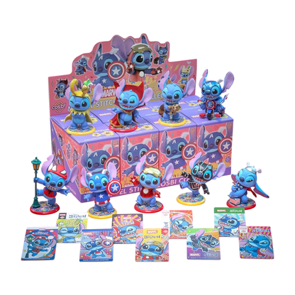 Hot Toys Marvel Comics Stitch as Marvel Characters Cosbi Collection (Display of 8)