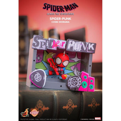 Hot Toys Spider Man: Across the Spider Verse Spider Man Mini Diorama Cosbi Collection (Display of 6)