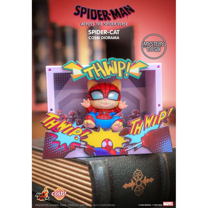 Hot Toys Spider Man: Across the Spider Verse Spider Man Mini Diorama Cosbi Collection (Display of 6)