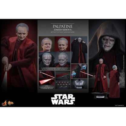 Hot Toys Star Wars Palpatine (Darth Sidious) 1:6 Scale Collectable Action Figure