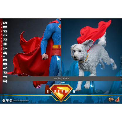 Hot Toys Superman (2025) Superman & Krypto 1:6 Scale Collectable Action Figure Set
