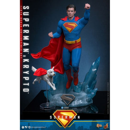 Hot Toys Superman (2025) Superman & Krypto 1:6 Scale Collectable Action Figure Set