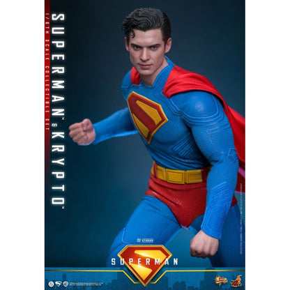 Hot Toys Superman (2025) Superman & Krypto 1:6 Scale Collectable Action Figure Set