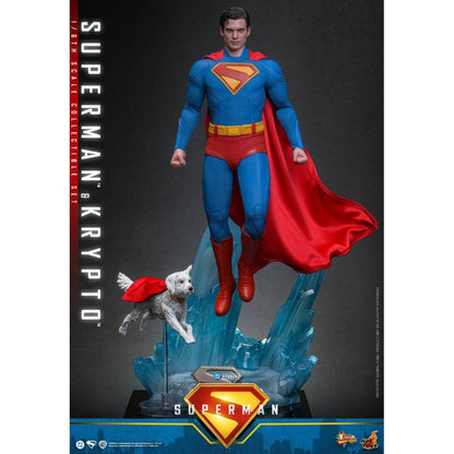 Hot Toys Superman (2025) Superman & Krypto 1:6 Scale Collectable Action Figure Set