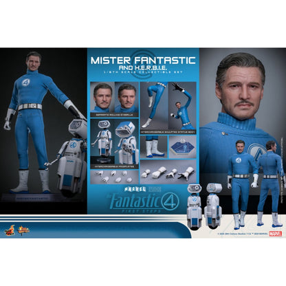Hot Toys The Fantastic Four: First Steps Mr. Fantastic & HERBIE 1:6 Scale Collectable Figure Set