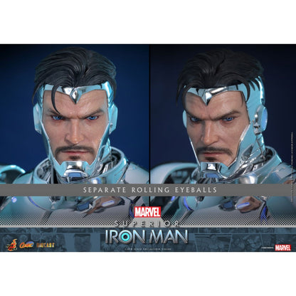 Hot Toys Iron Man Superior Iron Man Diecast 1:6 Scale Collectable Action Figure