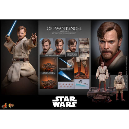 Hot Toys Star Wars Obi Wan Kenobi (Mustafar) 1:6 Scale Collectable Action Figure