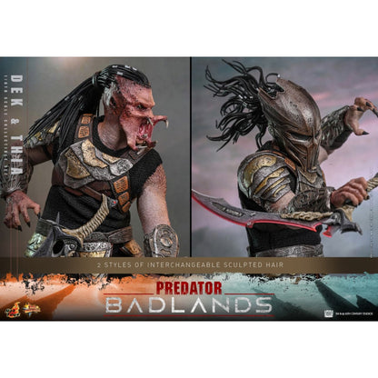 Hot Toys Predator: Badlands Dek and Thia 1:6 Scale Collectable Action Figure Set