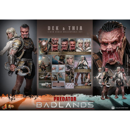 Hot Toys Predator: Badlands Dek and Thia 1:6 Scale Collectable Action Figure Set