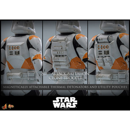 Hot Toys Star Wars 212th Attack Battalion Clone Trooper Deluxe 1:6 Scale Collectible Action Figure
