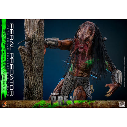 Hot Toys Predator: Prey Feral Predator (Battle Damaged Version) 1:6 Scale Collectable Action Figure