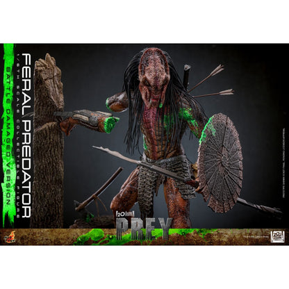 Hot Toys Predator: Prey Feral Predator (Battle Damaged Version) 1:6 Scale Collectable Action Figure