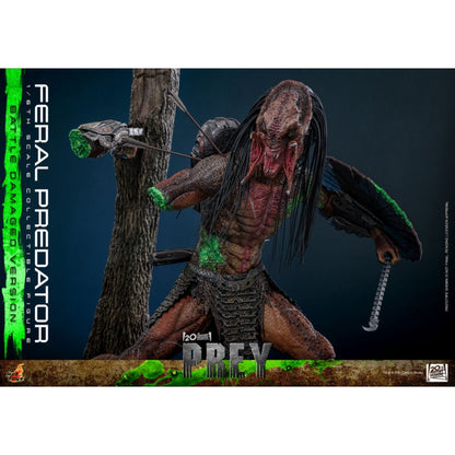 Hot Toys Predator: Prey Feral Predator (Battle Damaged Version) 1:6 Scale Collectable Action Figure